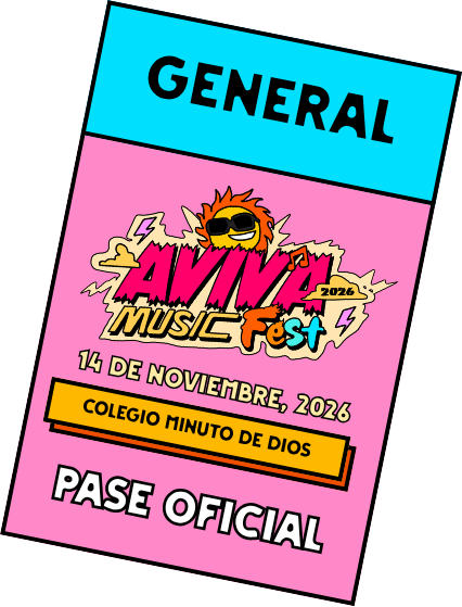 Entrada GENERAL — $80.000 COP · AVIVA Music Fest 2026