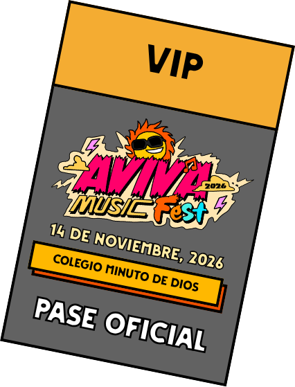 Entrada VIP — $100.000 COP · AVIVA Music Fest 2026